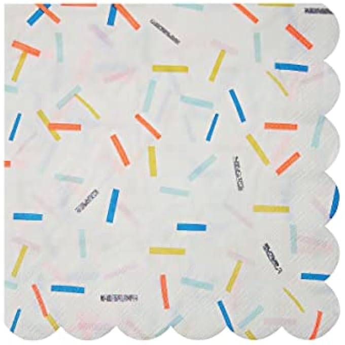 SPRINKLES NAPKINS 16 PIECES, LARGE - Image 1